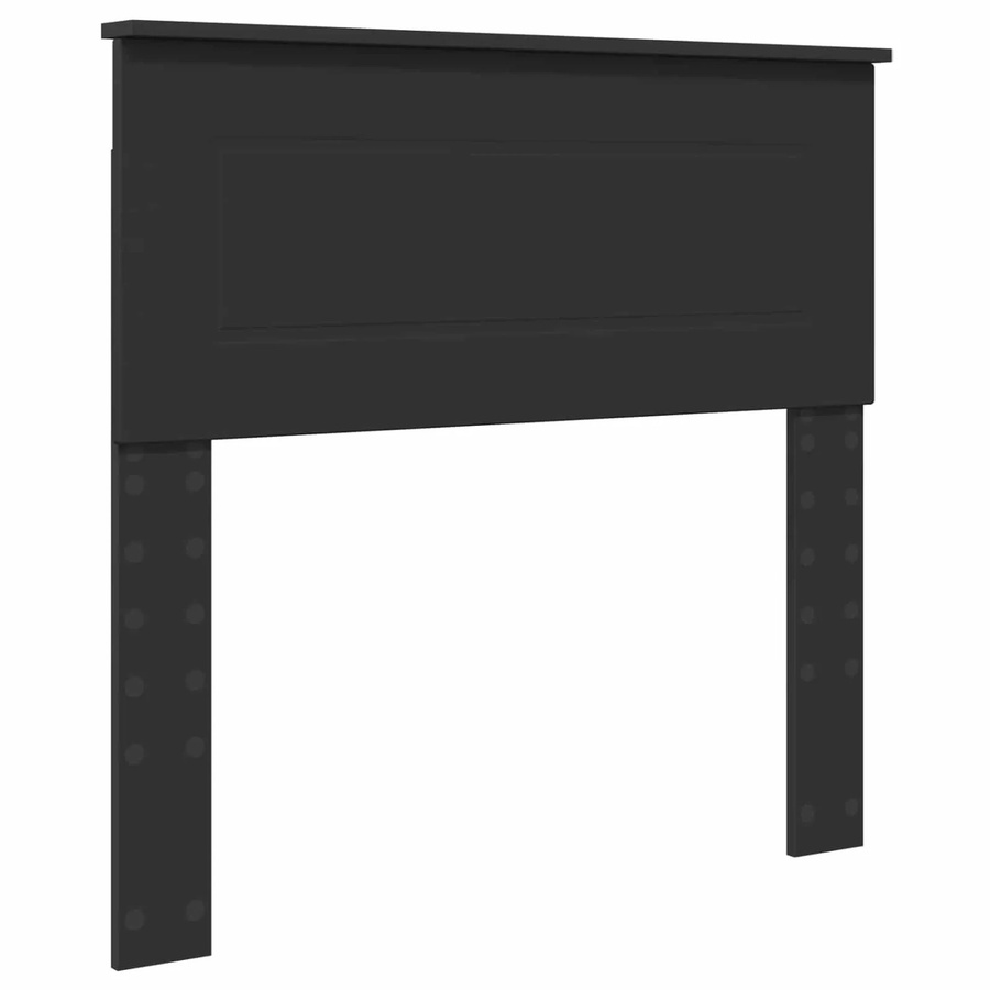 vidaXL Kopfteil in Schwarz und Eichen-Optik aus Holzwerkstoff, Breite: 90 cm - Bild 2