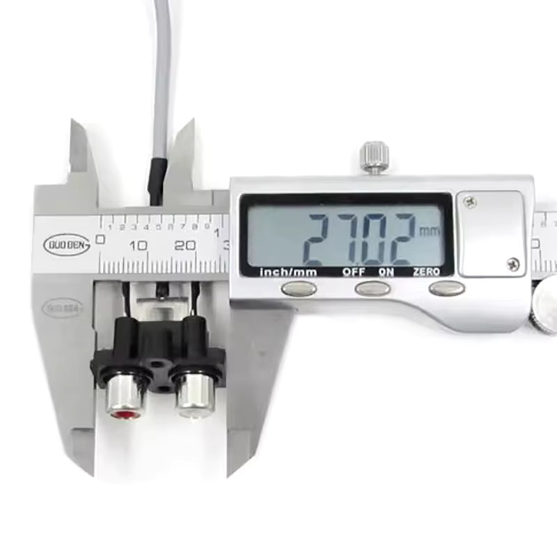 Professionelles Audio-Interface-Kabel mit 3,5 mm Klinkenstecker, grau, Länge: 30 cm - Bild 1