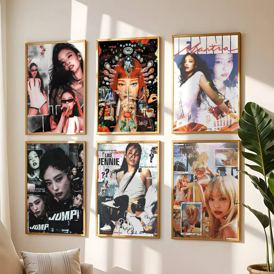 Selbstklebendes Wandbild J-Jennie Poster als wasserfester Kunst Aufkleber in Mehrfarbig - Bild 4
