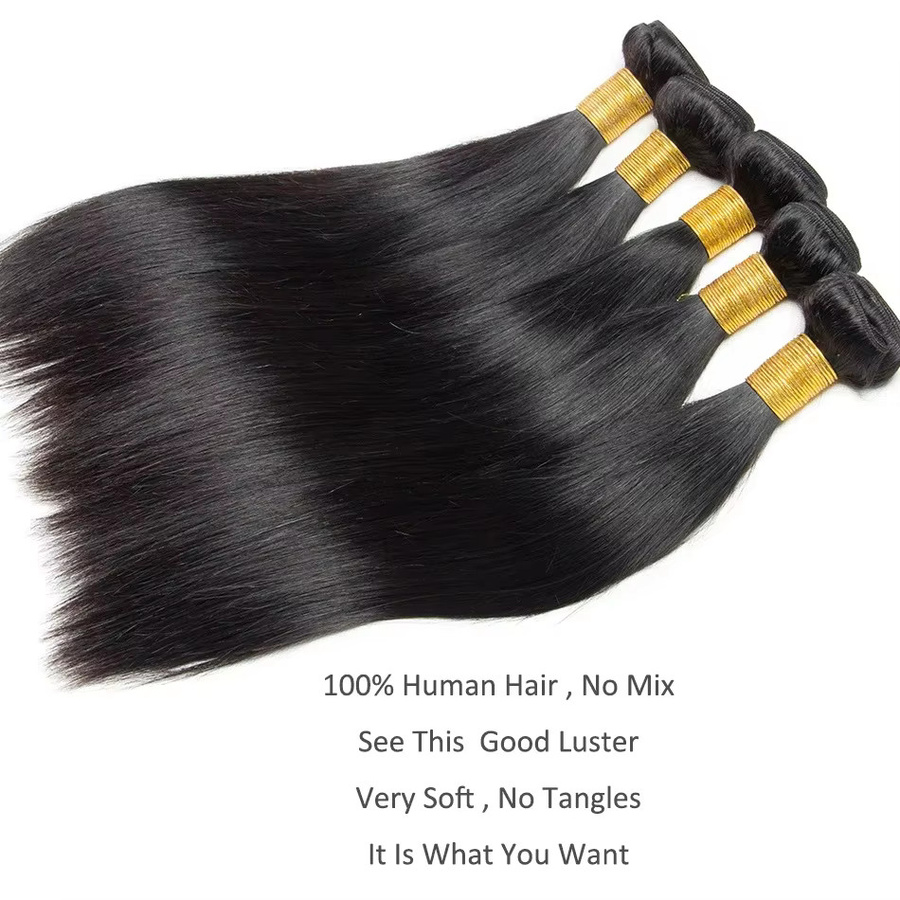 Lucasar Echthaar-Extensions, gerade, Naturschwarz, Damen - Bild 3