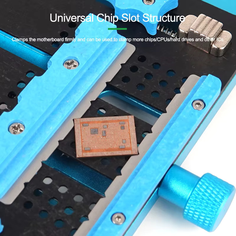 SAYTL Universelle PCB-Lötenhalterung zur verstellbaren Reparatur von Motherboards, CPUs und IC-Chips für Laptop und Handy - Bild 4