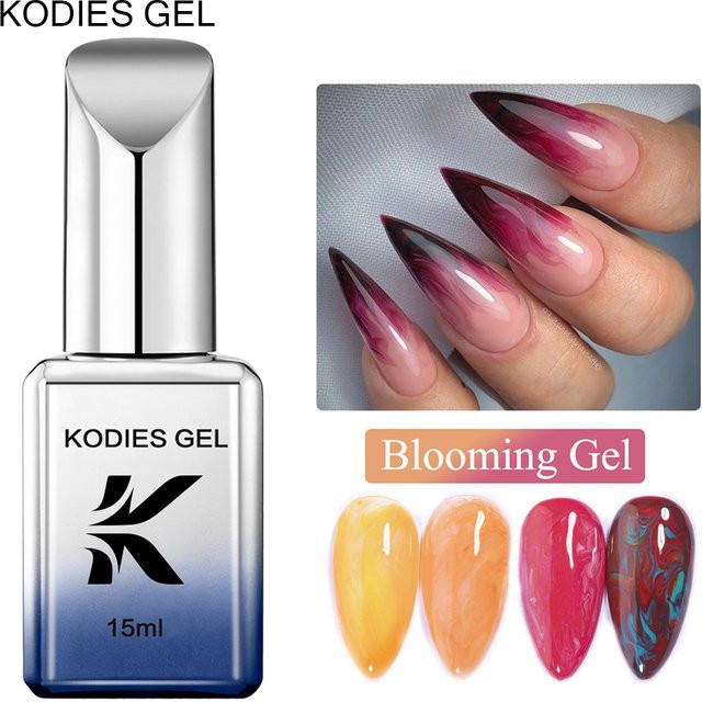 KODIES GEL Clear Blooming Gel Nagellack, 15 ml, Weiß, Glänzend - Bild 1
