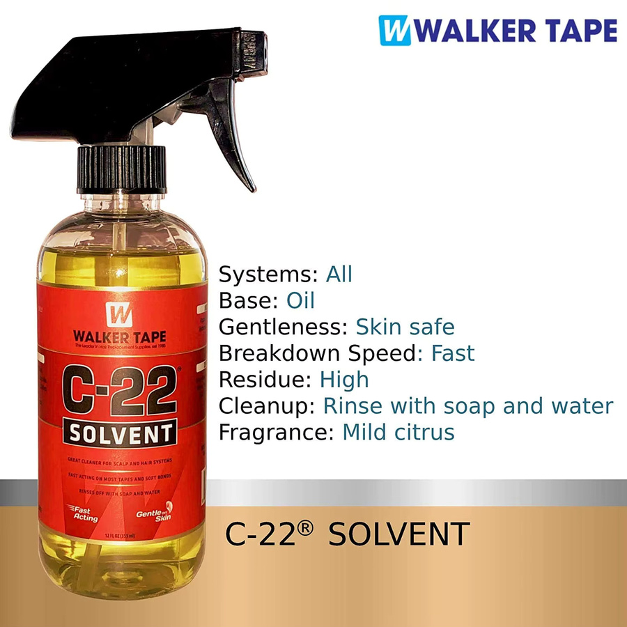 Walker Tape C22 Perückenkleber-Lösungsmittelentferner Plus und UH3.4+ Kleber Set, Unisex - Bild 1