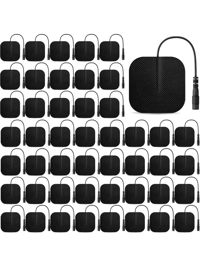 SUOLAER Elektrodenpads Gel Vliesstoff, 4x4/5x5cm, Ersatzpads für TENS - Bild 5
