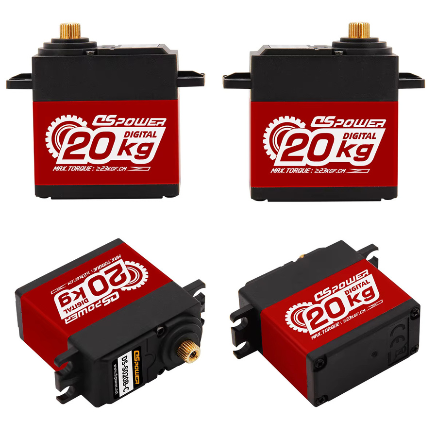 DSpower Metallgetriebe-Servo, bürstenloser Motor, wasserdicht, für RC-Auto Roboter - Bild 2