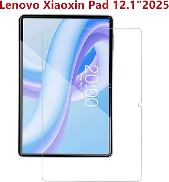 HD Gehärtete Glas Displayschutzfolie für Lenovo Xiaoxin Pad 12,1 Zoll 2025 TB365FC, Transparent - Bild 1
