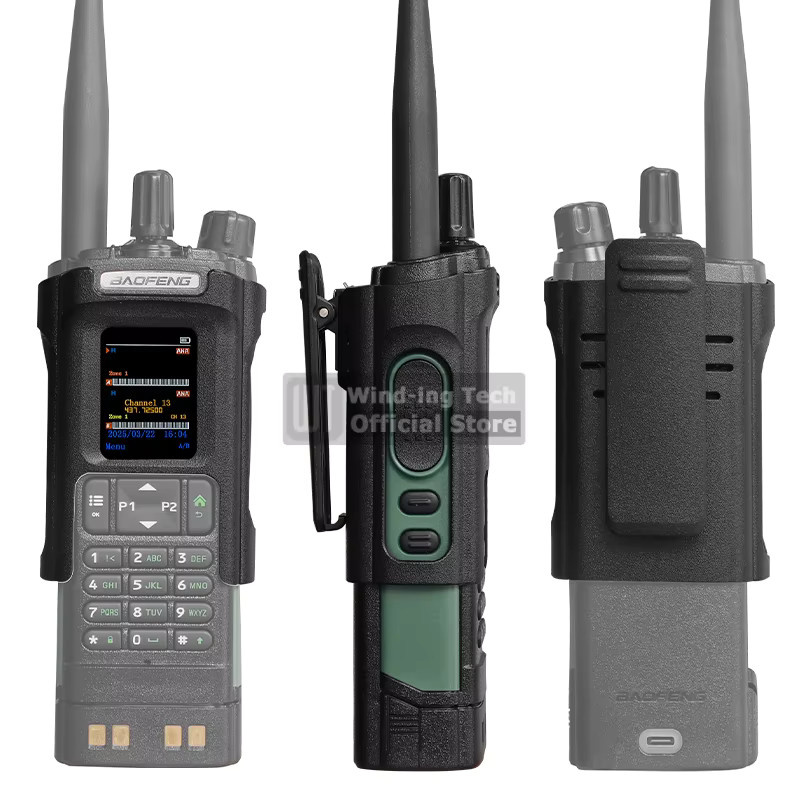 Baofeng DM32 Gürtelclip Holster für Walkie Talkie in Schwarz - Bild 2