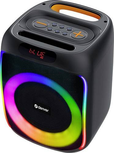 Denver BPS-165 Bluetooth Party-Lautsprecher Schwarz B/H/T: 28,5 x 37,5 x 27,5 cm - Bild 1