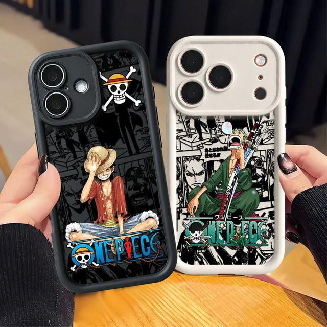 One Piece Luffy & Zoro Handyhülle für Apple iPhone 16 15 14 13 12 11 Pro Max Plus XS XR Mini 16e in Multicolour - Bild 1