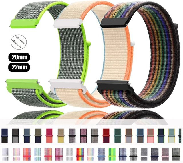 Uhrenarmband Nylon, Bunt, Unisex - Bild 1
