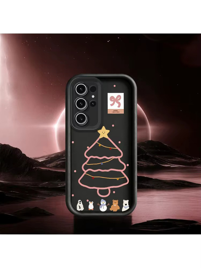 Weihnachtsbaum Handyhülle für Samsung Galaxy S26 Ultra S25 S24 S23 S22 S21 S20 Plus FE Note 20 Ultra Cover - Bild 5