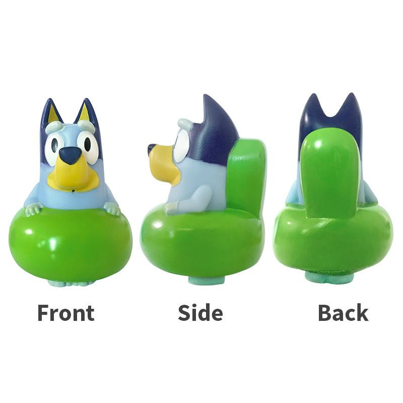 Bluey und Bingo Figuren 3-teiliges Set Spritzspielzeug für Kinder 3-6 Jahre - Bild 2