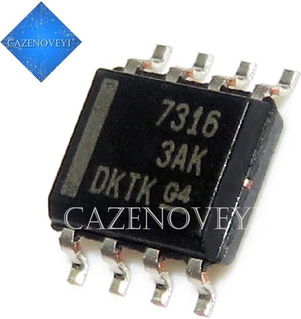 10 Stück Chipsatz THS7316DR THS7316 in Schwarz SOP-8 - Bild 1