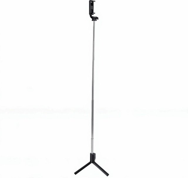 Multifunktionales Telefon-Stativ für iOS, 360 Grad drehbar, ausziehbarer Selfie-Stick in Silber, 36,3 Zoll - Bild 1