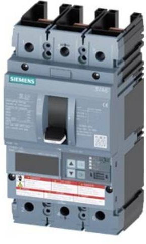 Siemens 3VA6140-5KM31-2AA0 Leistungsschalter in Grau mit einem Einstellbereich von 16 - 40A und einer maximalen Schaltspannung von 600 V/AC - Bild 1