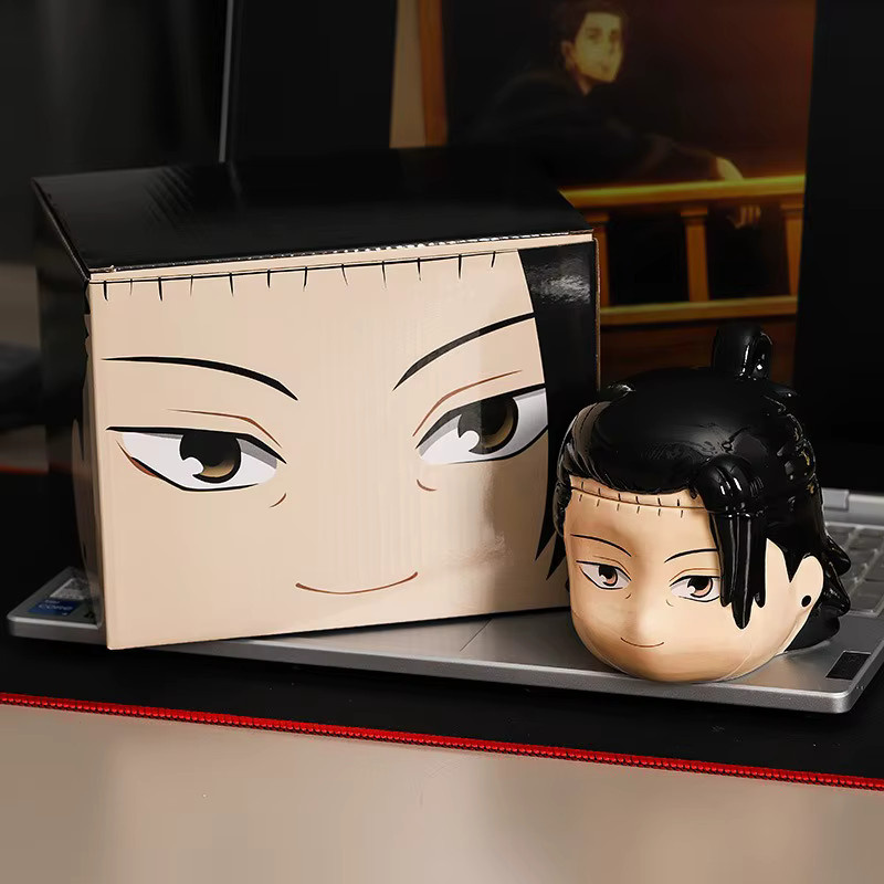 Jujutsu Kaisen Keramiktasse mit Deckel Satoru Gojo und Geto Suguru Design in Multicolour - Bild 2