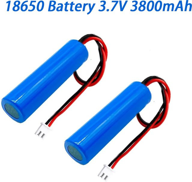 YTBNA Lithium-Ionen-Batterie 18650 mit PCB-Schutzplatine, 3,7 V, 3800 mAh, Blau - Bild 1