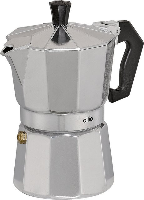 Espressokocher CLASSICO von Cilio in Silber - Bild 1