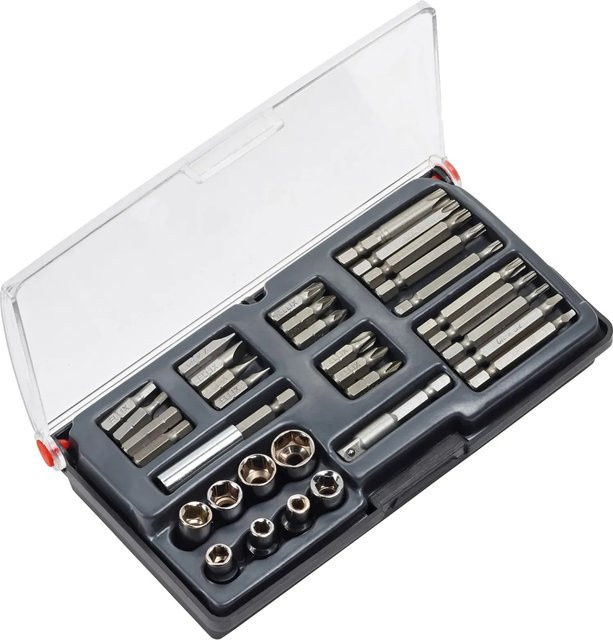ELLIX Bit- und Steckschlüssel Set 34-teilig in Silber - Bild 1