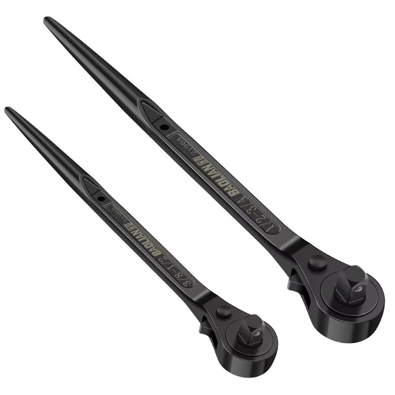 Multifunktionaler verstellbarer Steckschlüssel Adapter mit Ratschenfunktion in Schwarz für 1/2 3/8 und 3/4 Zoll - Bild 5