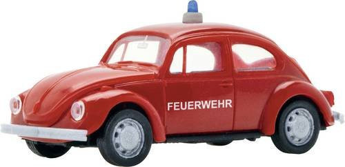 Kibri Volkswagen Feuerwehr Käfer H0 Modell PKW rot - Bild 1