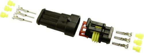 BAAS Superseal Set AMP-Superseal 1.5mm Serie, Schwarz, Rastermaß: 6mm - Bild 1