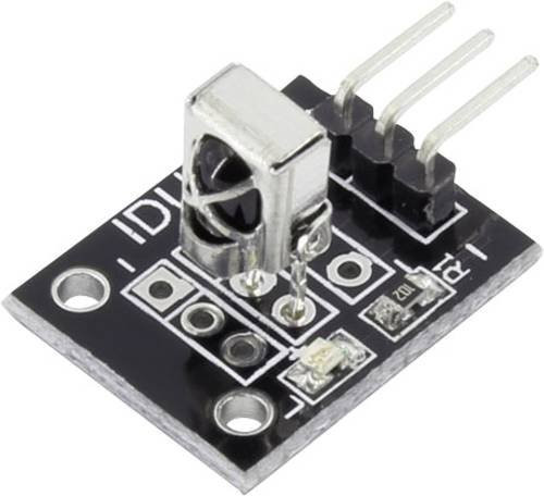 Iduino IR-Empfänger Schwarz passend für Arduino Einplatinen-Computer - Bild 1