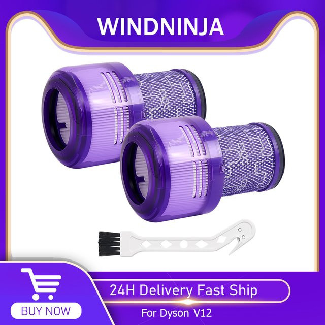 HEPA-Ersatzfilter für Dyson V12 Detect Slim SV20 in Purple aus Kunststoff - Bild 1