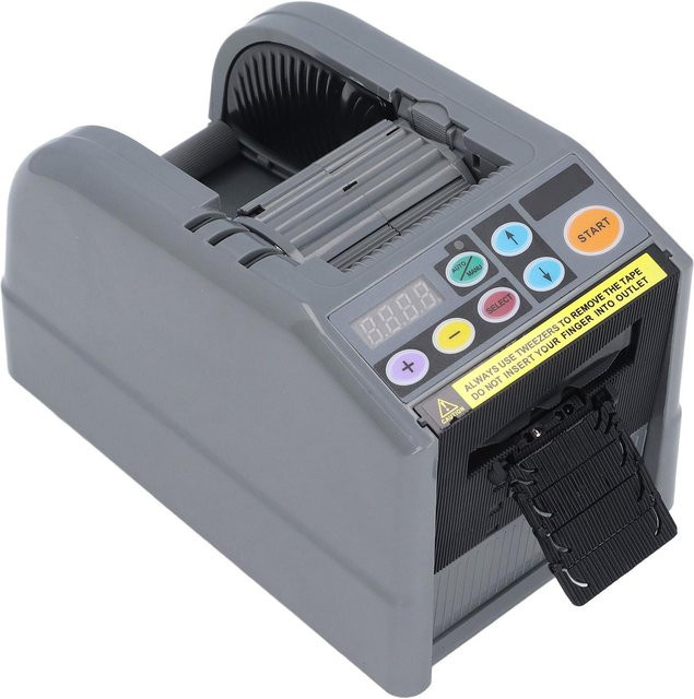 Elektrischer Klebebandabroller von aimo in Grau mit Schneidefunktion für Bandbreiten von 6-60 mm und maximale Bandlänge 999 mm - Bild 1