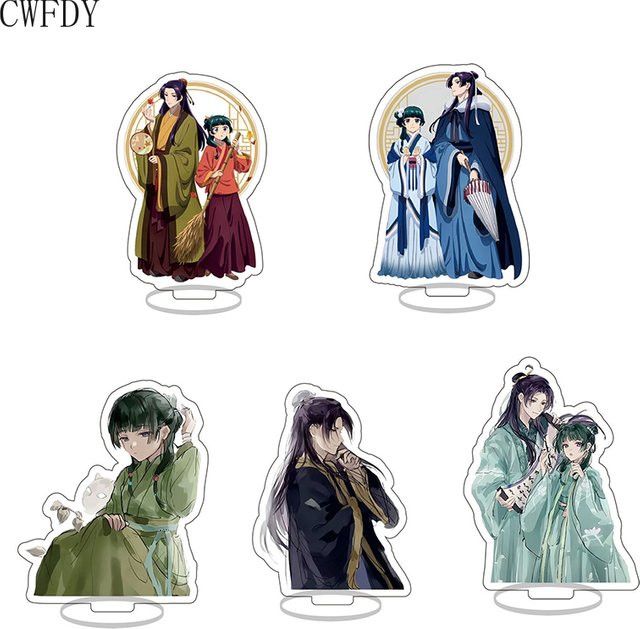 CWFDY Acryl-Aufsteller The Apothecary Diaries Maomao Anime-Figur als Desktop-Ornament, Höhe: 8 cm - Bild 1