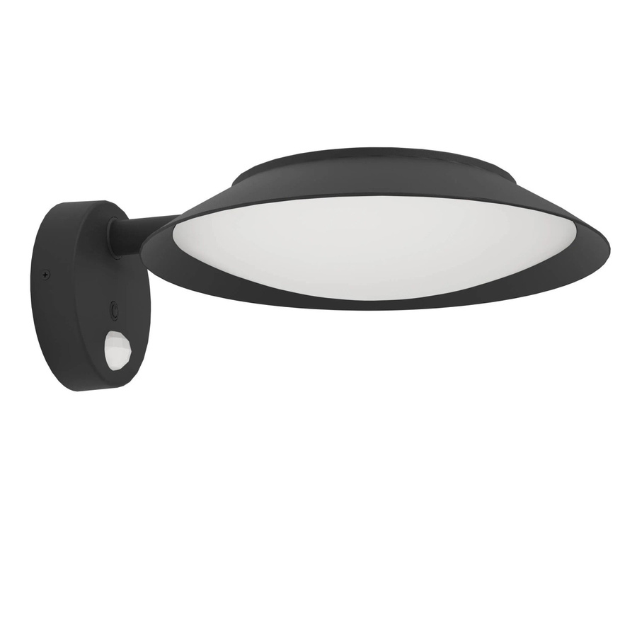 Eglo LED-Solar-Wandleuchte Cerrisi mit Bewegungssensor in Schwarz, B/H: 10,5 x 25 cm - Bild 2