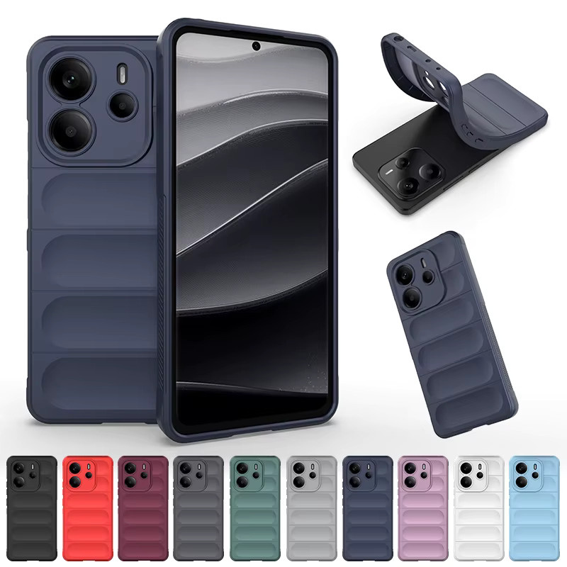 Stoßfeste Silikonhülle von Fudusaidman für Huawei Honor 70 200 400 Pro X9b X9C in Schwarz - Bild 5