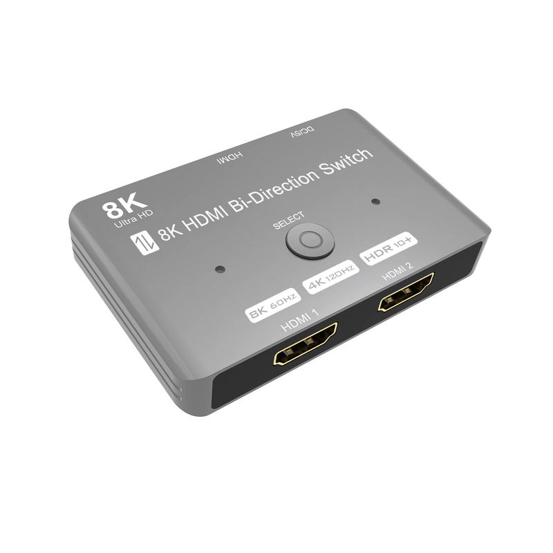 lmcnzz Bidirektionaler HDMI 2.1 Switch 8K@60Hz und 4K@120Hz 2-in-1 oder 1-in-2 HDMI Switcher Konverter Adapter Splitter - Bild 2