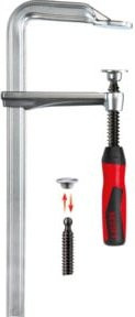 Bessey Ganzstahl-Schraubzwinge GZ-2K 600/120 in Silber mit einer Breite von 24,5 mm - Bild 1