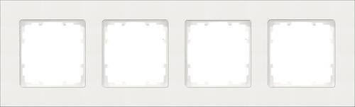 Siemens DELTA miro Rahmen 4-fach in Titanweiß B: 30,3 cm, H: 9 cm - Bild 1