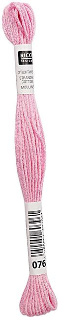 Rico Design Sticktwist aus Baumwolle in Pink, 8m - Bild 1
