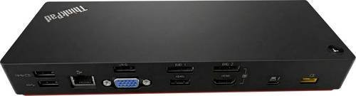 Lenovo Thunderbolt 3 Dockingstation 135W USB-C Schwarz (refurbished) - Bild 1