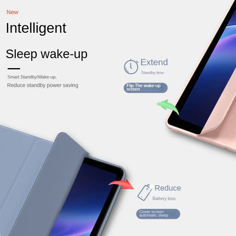 Xiaomi Schutzhülle für Redmi Pad 2 SE 9,7 Zoll 2026 mit magnetischem Klappständer und weicher TPU-Rückseite in Schwarz - Bild 3