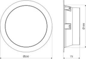 STEINEL RS PRO DL 200 SC Bluetooth Sensor-LED-Einbauleuchte, dimmbar, rund, IP54 - Bild 1