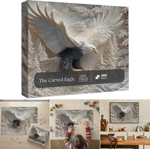 Eagle Puzzles Games Wildlife Art Design Puzzle, 1000 Teile - Bild 1