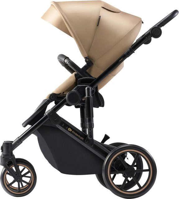 Kinderkraft Kombikinderwagen PRIME 2 2in1 in Beige mit Federung und Zubehör - Bild 1
