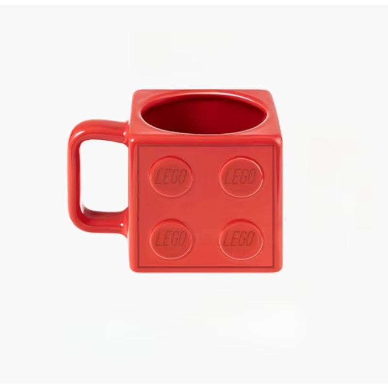 LEGO Isolierter Kaffeebecher mit 2x2 Roter Stein Design aus Edelstahl, Rot, 320 ml - Bild 2