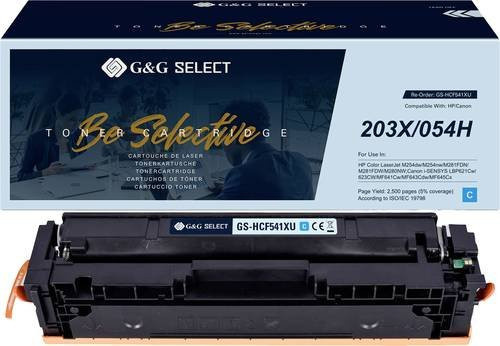 G&G Toner Cartridge Cyan kompatibel mit HP 203X CF541X 054H GS-HCF541X(U) - Bild 1