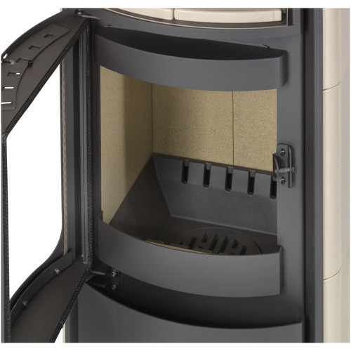 Hark Dauerbrand-Kaminofen Opera-B mit Automatik und Teefach in Creme/Beige mit 5 kW Leistung - Bild 4