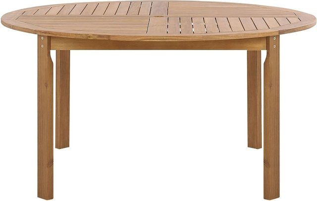 Beliani Gartentisch TOLVE aus Akazienholz in Braun, B/T/H: 150 x 150 x 74 cm - Bild 1