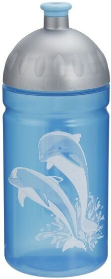 Step by Step Schulzubehör Trinkflasche Happy Dolphins in Grün und Blau, 0,5 l - Bild 1
