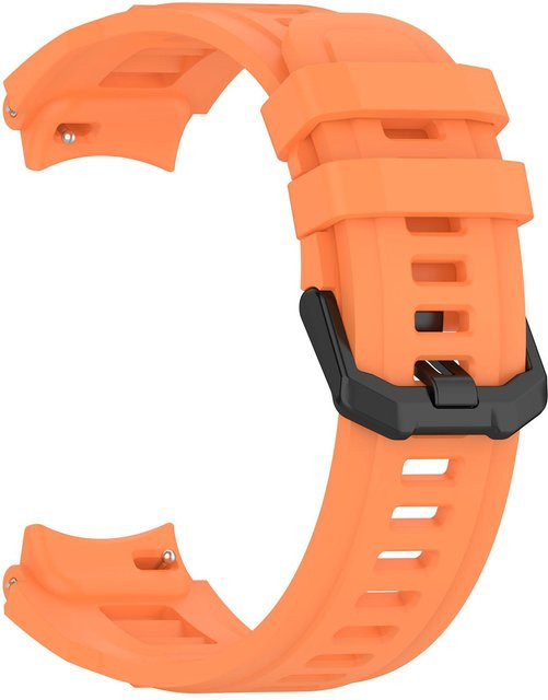 MY-CASE Uhrenarmband Silikon, orange, Unisex, Amazfit T-Rex 3 Pro 48mm - Bild 1