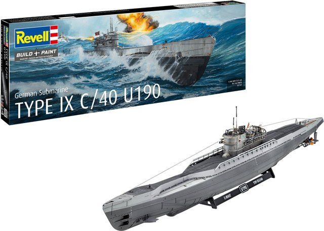 Revell Sous-marin allemand Type IX C/40 U190, Fahrzeug, Kunststoff - Bild 1
