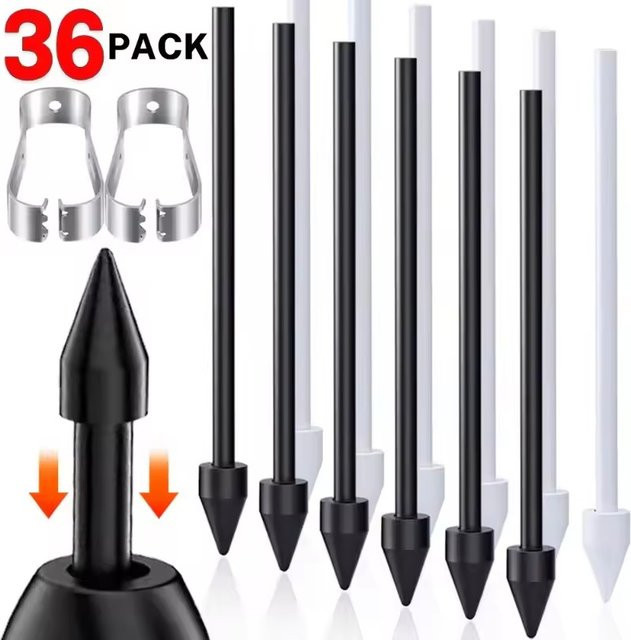 Samsung Ersatzspitzen für Galaxy Tab S6 Lite, S6, S7, S7 FE, S8, S8+ und S8 Ultra Stylus Pen in Schwarz - Bild 1