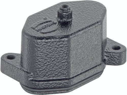 Harting Abdeckkappe 09407035403 in Schwarz und Grau aus Zinkdruckguss - Bild 1